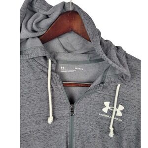 Under Armour‎ Men's Full Zip Hoodie Jacket Gray Medium Sweatshirt Athletic